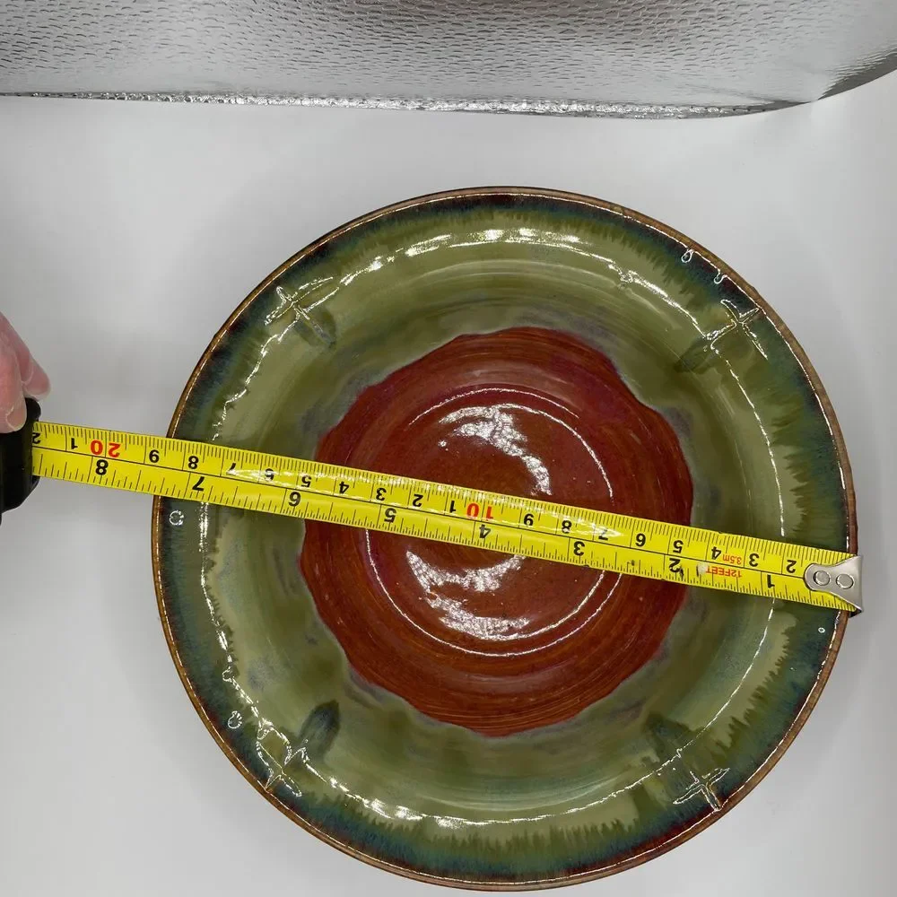 Studio Pottery Glazed Bowl‎ with Crosses